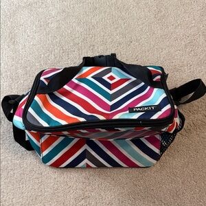 Colorful Geometric Lunch Bag